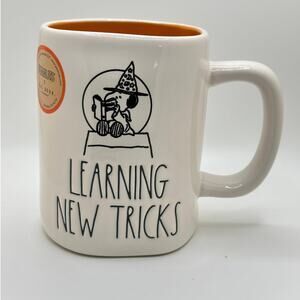 Learning New Tricks Halloween Snoopy Peanuts Rae Dunn Mug